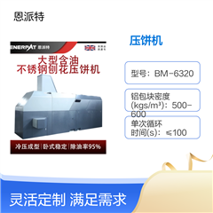 BM-6320恩派特大压力脱油铝合金屑压饼机