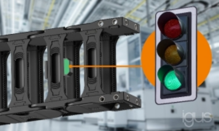 交通信號(hào)燈式維護(hù)——igus讓拖鏈的運(yùn)行狀態(tài)一目了然